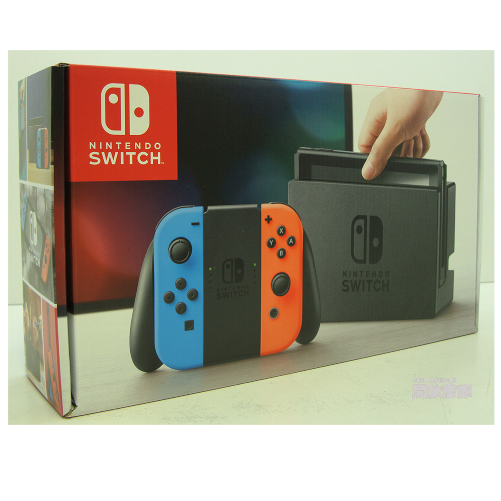 Nintendo Switch Joy-Con (L) ネオンブルー/ (R) ネオンレッド 購入印無【橿原店】