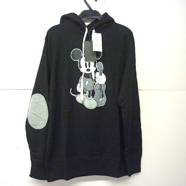 NUMBER (N)INE ナンバーナイン NWD023 HOODED PARKA MICKEY MOUSE KC GUITAR ミッキー プルオーバー パーカー サイズ2 メンズ古着 [118]