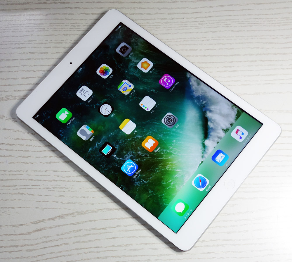 Apple iPad Air Wi-Fiモデル 16GB MD788J/A シルバー [164]【福山店】