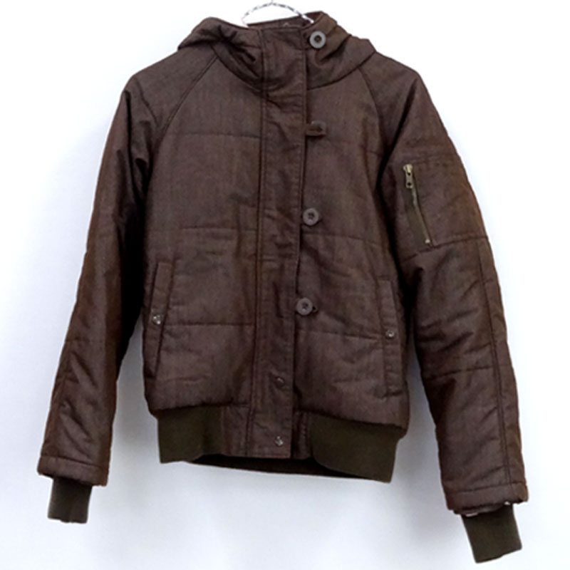 Columbia コロンビア 中綿 ジャケット 品番：206PL5146/サイズ：S/カラー：BROWN/ブラウン/ピンク/ストライプ/アウター【山城店】