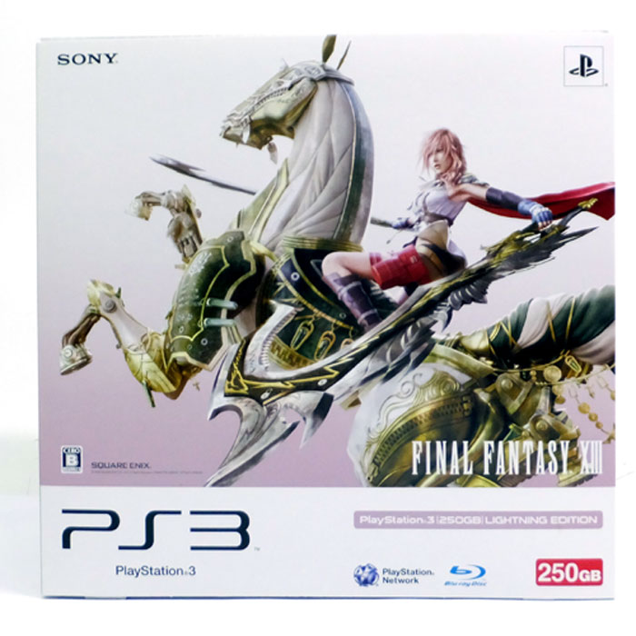SONY PlayStation 3 250GB FF13 ファイナルファンタジー13 ライトニングエディション/ピーエス 3/PS3 本体【山城店】