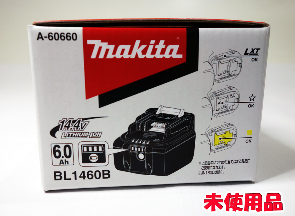 makita/マキタ マキタ　リチウムイオンバッテリー　14.4Ｖ　6Ａｈ BL1460B ブラック [173]【福山店】