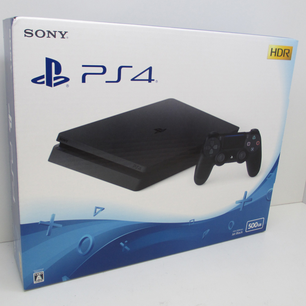 PlayStation 4 ジェット・ブラック 500GB (CUH-2100AB01) 未使用品 [140サイズ]【橿原店】