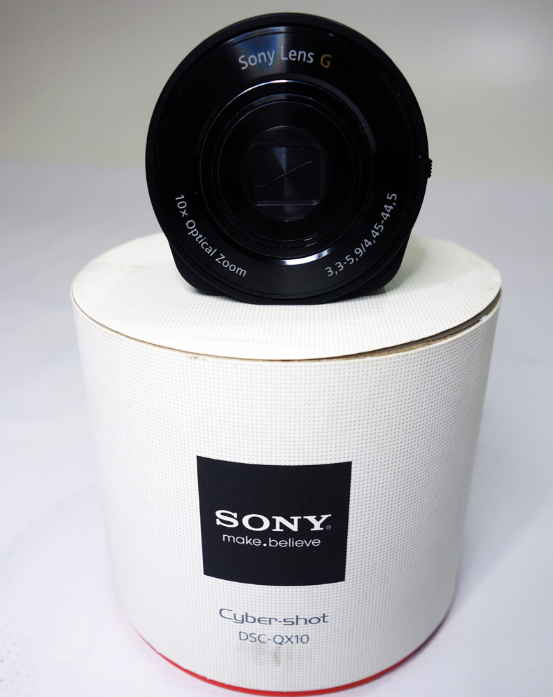 SONY デジタルカメラ Cyber-shot レンズスタイルカメラ QX10 DSC-QX10 ブラック [174]【福山店】