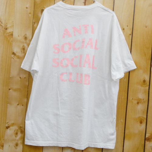 ANTI SOCIAL SOCIAL CLUB LOGO TEE/アンチソーシャルソーシャルクラブ Tシャツ/サイズ：XL/カラー：ホワイト/ストリート【山城店】