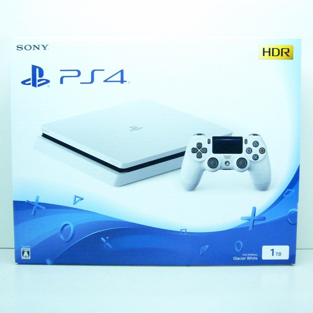 SONY PlayStation 4 グレイシャー・ホワイト 1TB CUH-2100BB02 PS4[140サイズ]
