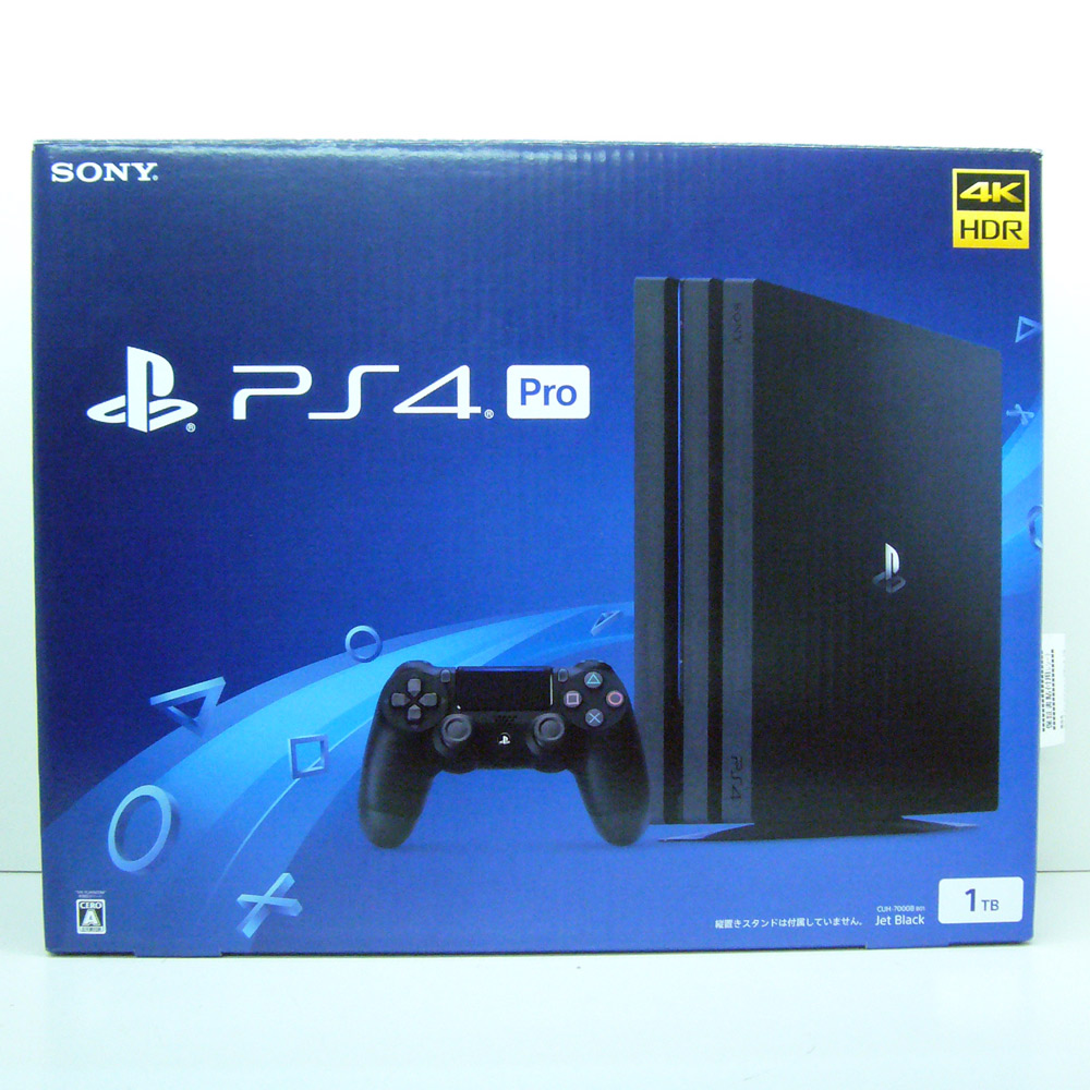 SONY PlayStation 4 Pro ジェット・ブラック 1TB CUH-7000BB01 動作確認済[140サイズ]
