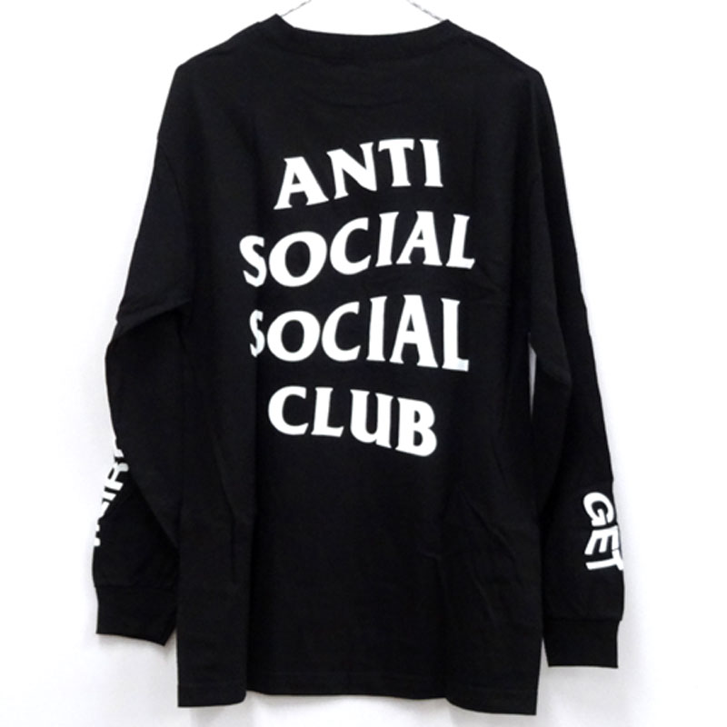 ANTI SOCIAL SOCIAL CLUB アンチソーシャルソーシャルクラブ GET WEIRD LS サイズ：M/カラー：ブラック/ストリート【山城店】