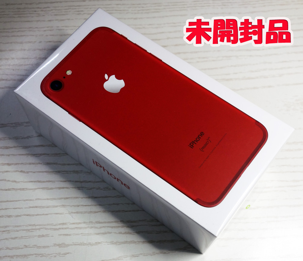 docomo Apple iPhone7 128GB MPRX2J/A Red [163]【福山店】