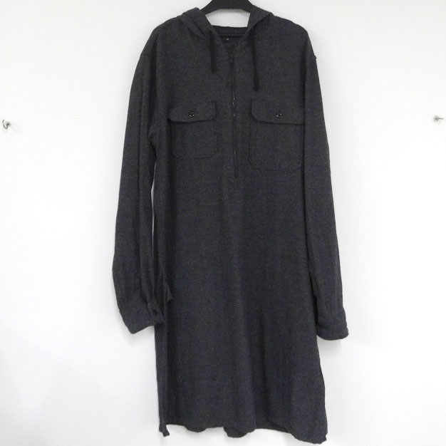 Engineered Garments エンジニアド ガーメンツ ハーフジップ ロング プルオーバー パーカー サイズM メンズ古着 ［123］