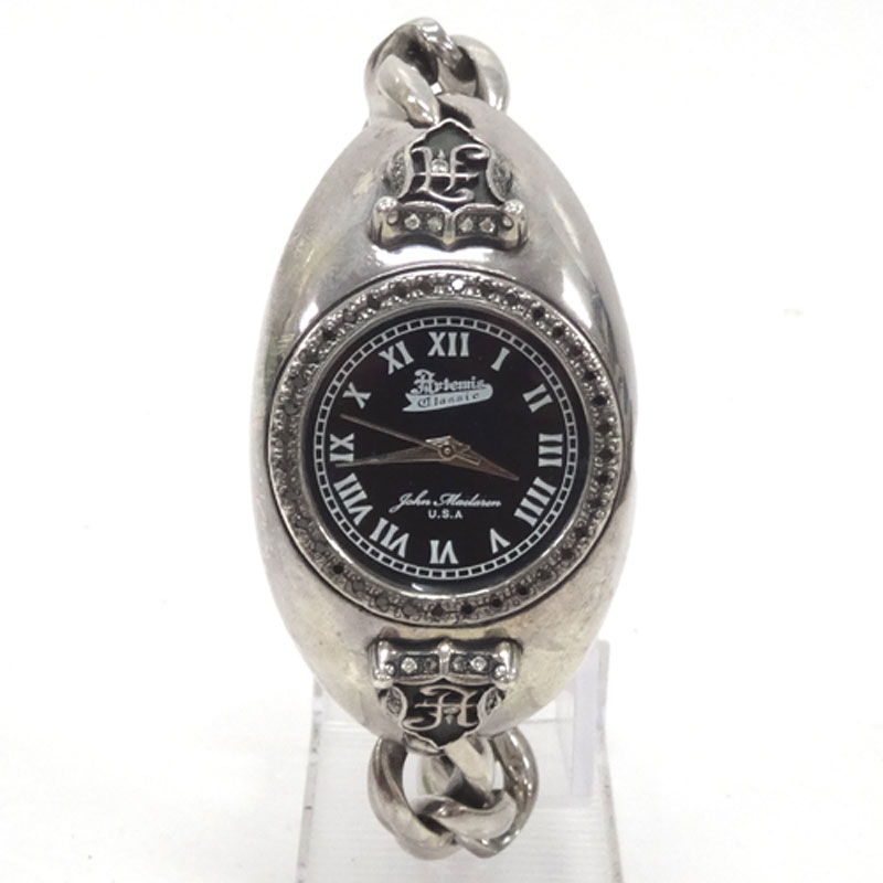 Artemis Classic アルテミスクラシック 時計/カラー：ブラックシルバーブレスウォッチ/ライオンクリップ《腕時計/ウォッチ》【山城店】
