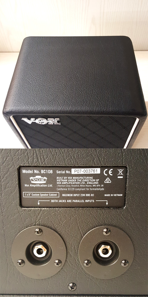 VOX MV50 Clean + BC108 SPEAKER CABINET セット Nutube ボックス ヴォックス クリーン ヘッド スピーカー キャビネット