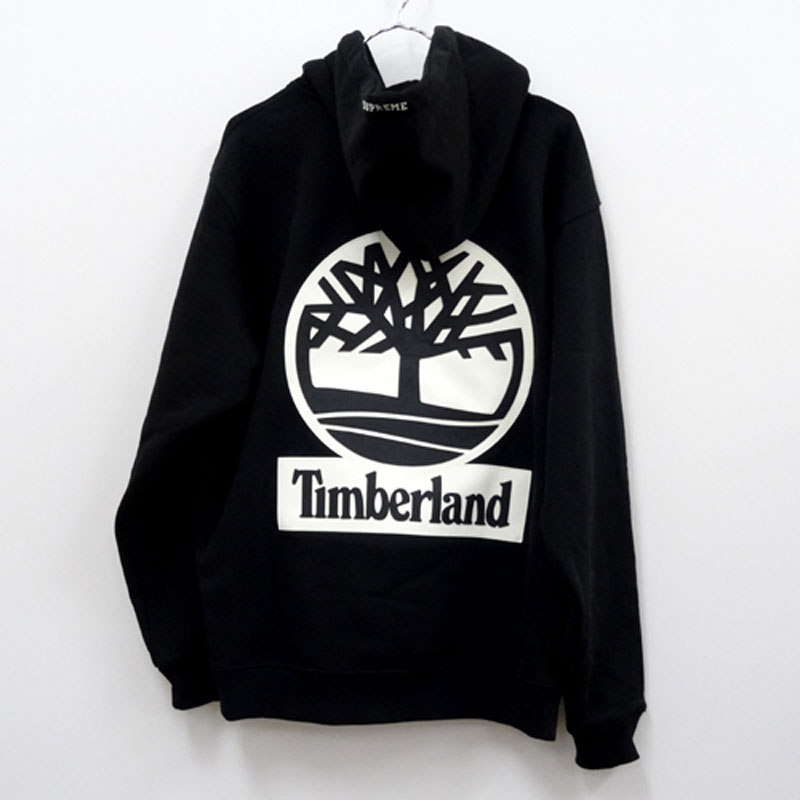 Supreme × Timberland/シュプリーム×ティンバーランド/サイズ：L/色：黒/ストリート/フーデッド/パーカー/スウェットシャツ【山城店】