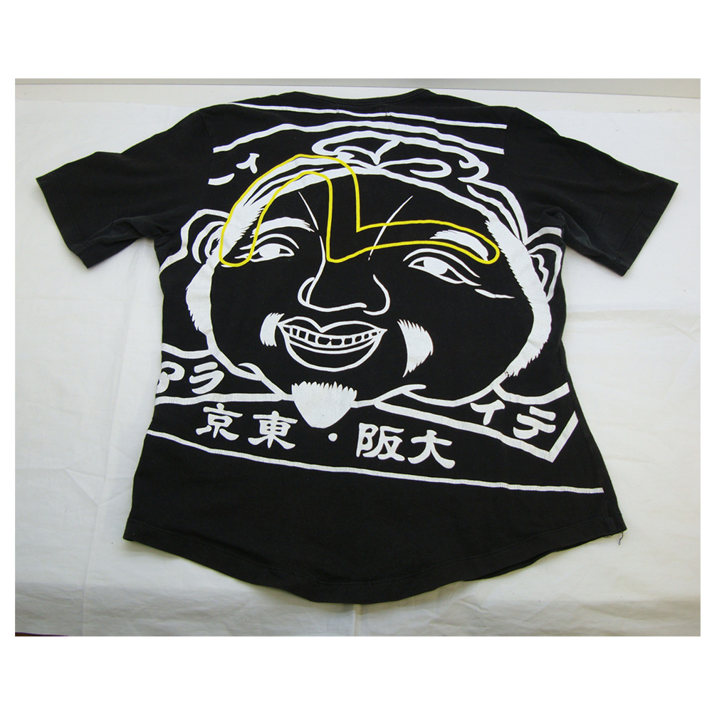 EVISU/エヴィス YAMANE/ヤマネ evisu woman Tシャツ プリント 36 黒 レディースTシャツ