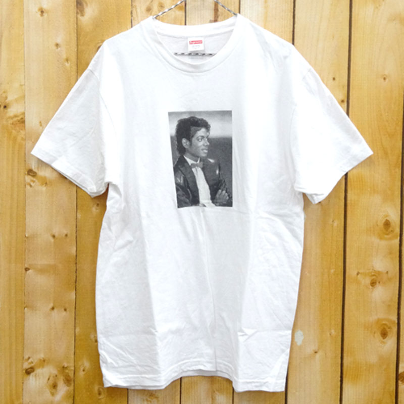 Supreme シュプリーム 17SS Michael Jackson Tee マイケルジャクソン Tシャツ サイズ：L/カラー：ホワイト/ストリート【山城店】