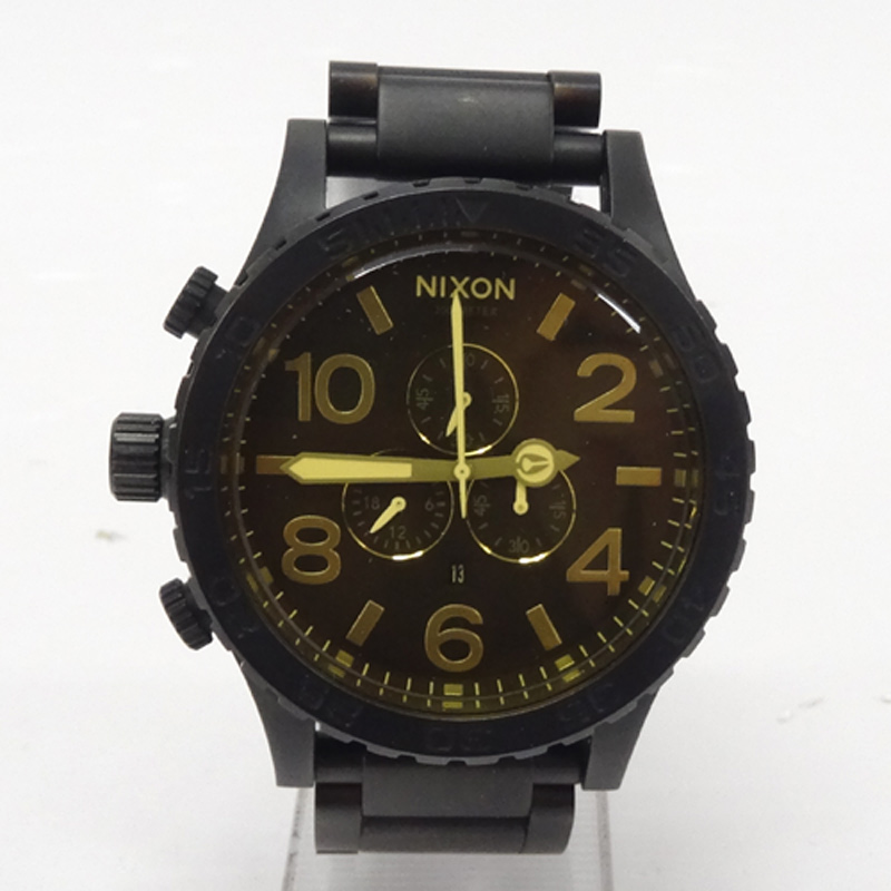 NIXON ニクソン 時計/AO83-1354/51-30/カラー：ブラック/クロノグラフ/ビッグフェイス《腕時計/ウォッチ》【山城店】