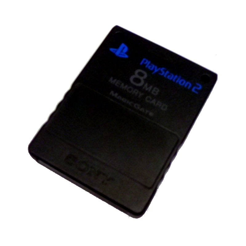 　ソニー　PS２用　メモリーカード　8MB　ブラック