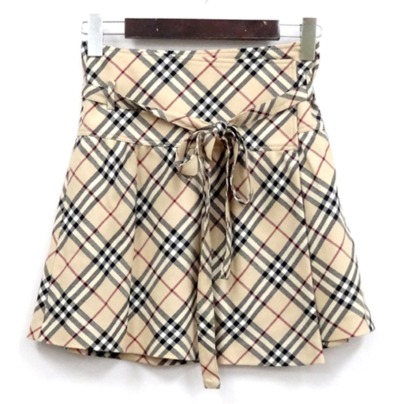 BURBERRY バーバリー 巻きスカート サイズ：36/カラー：ベージュ 系/スカート【山城店】
