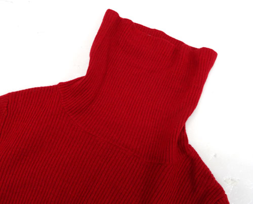 BURBERRY バーバリー タートル セーター サイズ：38/カラー：レッド/ハイネック/ニット【山城店】