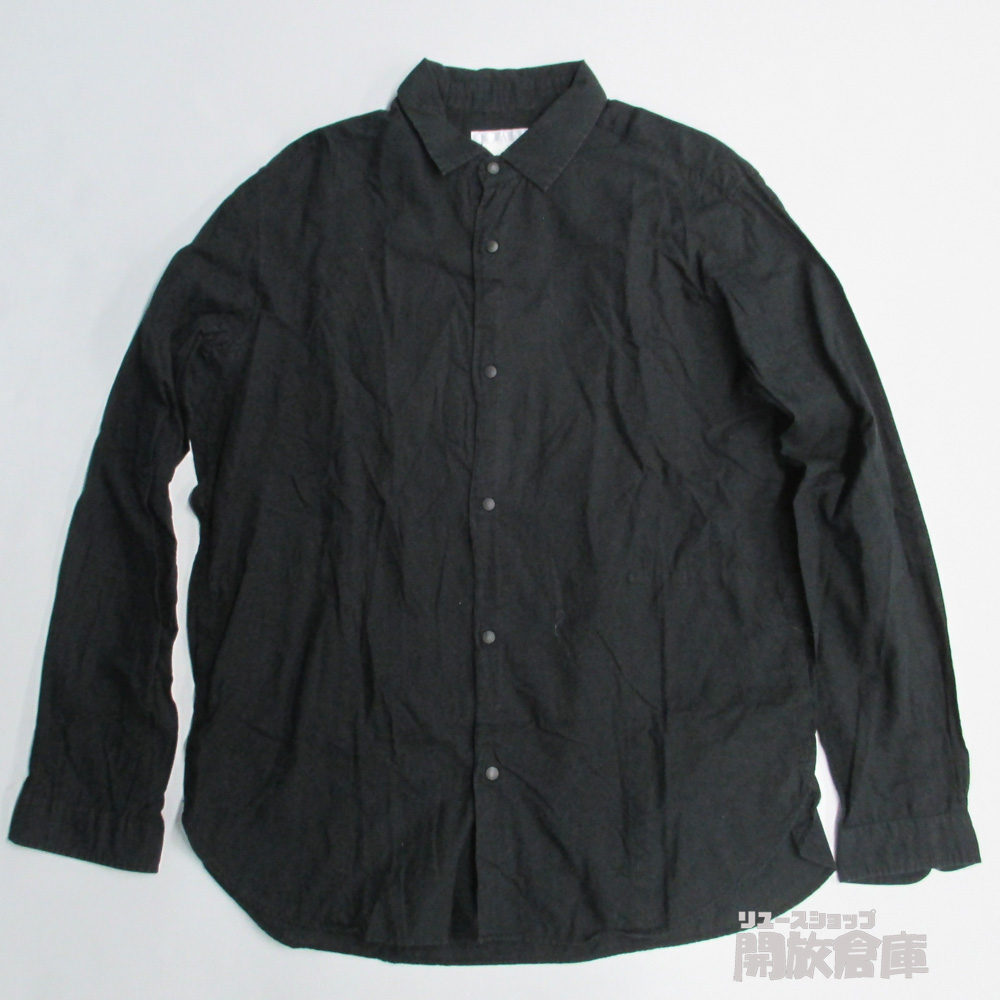 YAECA ヤエカ コットンシャツ ブラック サイズ：2【橿原店】