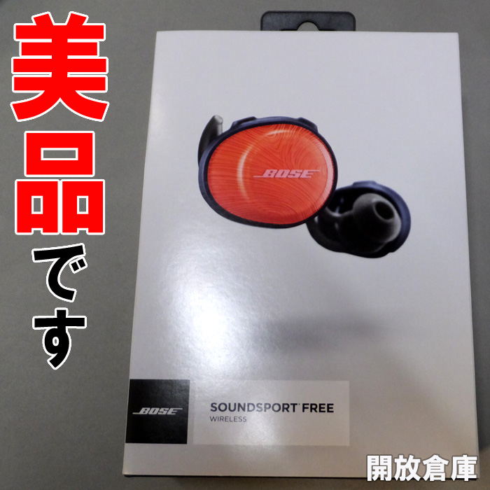 ★BOSE SoundSport Free wireless headphones ﾌﾞﾗｲﾄｵﾚﾝｼﾞ/ﾐｯﾄﾞﾅｲﾄﾌﾞﾙｰ SSport Free ORG 【山城店】