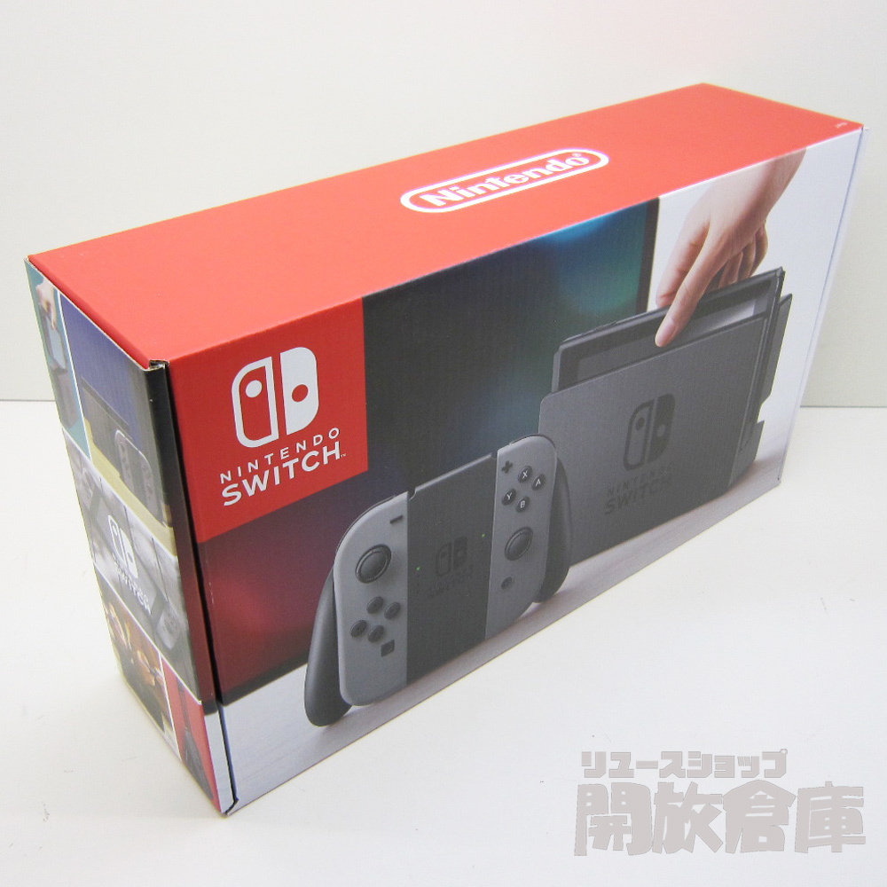 Nintendo Switch Joy-Con (L) / (R) グレー 購入印無【橿原店】