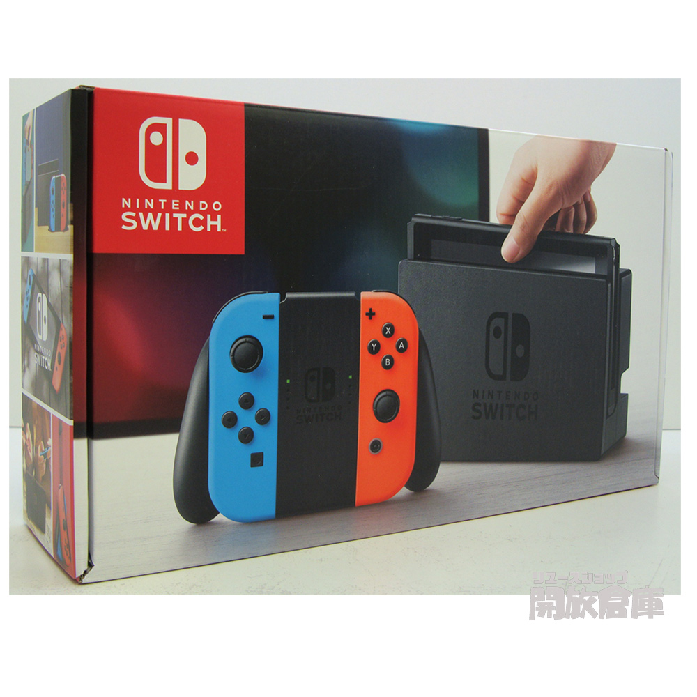 Nintendo Switch Joy-Con (L) ネオンブルー/ (R) ネオンレッド 購入印有20171208【橿原店】