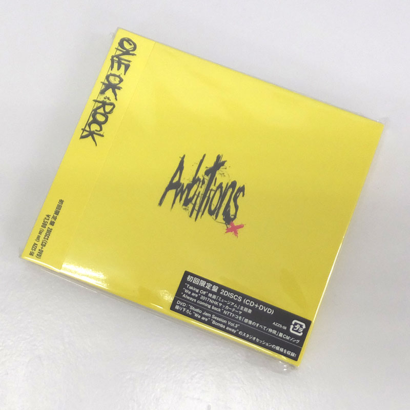 《帯あり》Ambitions 初回限定盤CD+DVD/ONE OK ROCK/邦楽CD【山城店】