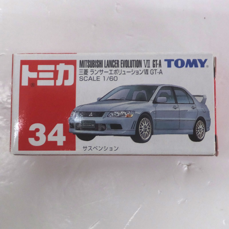 タカラトミー  トミカ 三菱 ランサーエボリューション VII GT-A 034 SCALE 1/60【山城店】