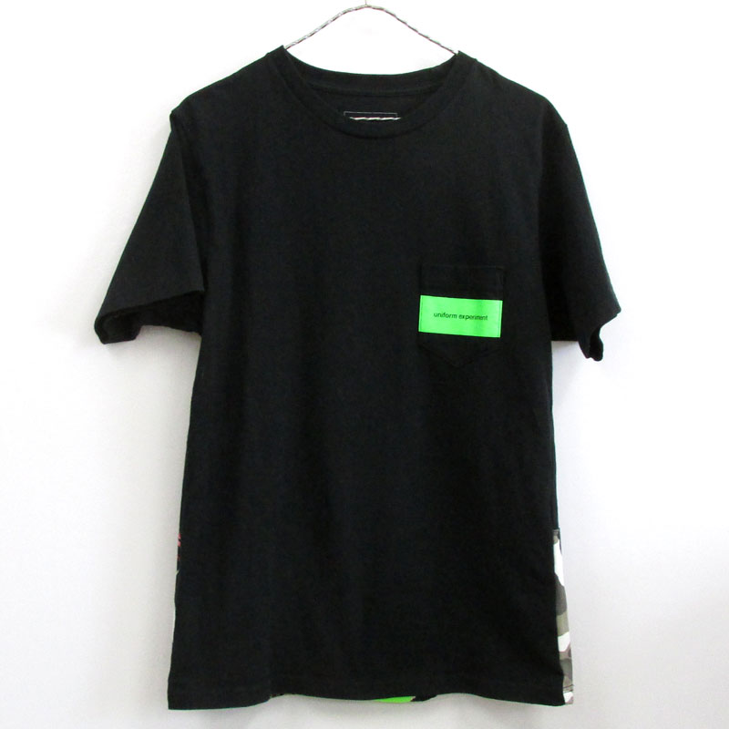 uniform experiment BACK END PANEL POCKET TEE サイズ：1/カラー：黒/SOPH/ソフ/半袖Tシャツ/ストリート【山城店】