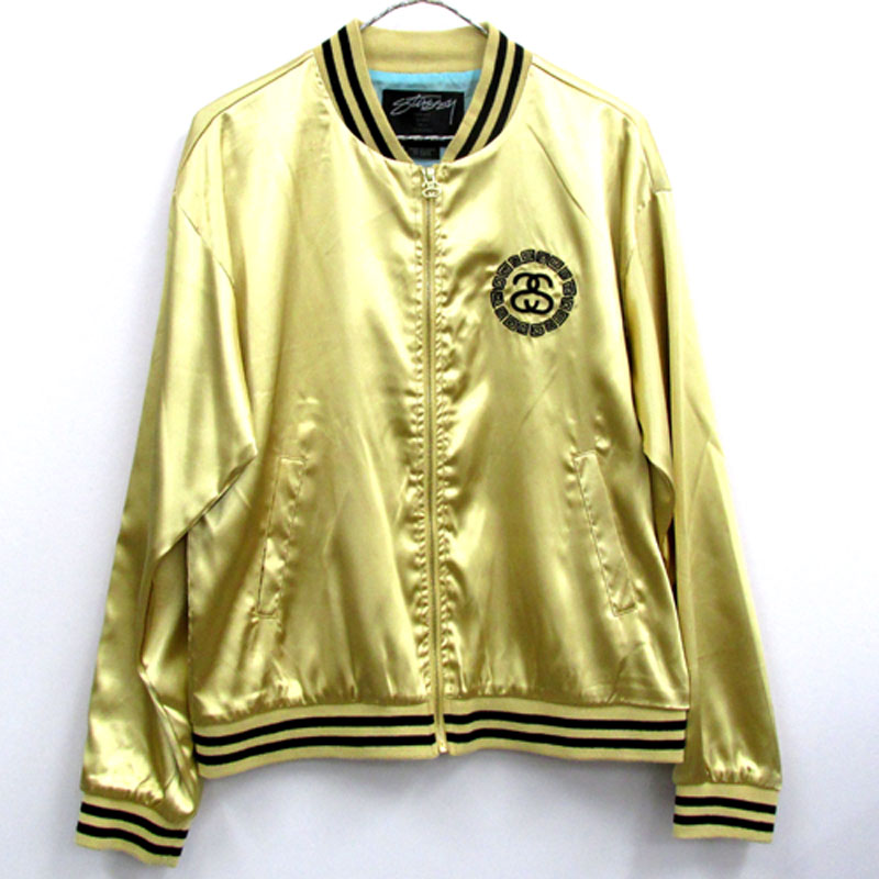 STUSSY ステューシー Goldie Bomber Jacket ジャケット サイズ：M/カラー：ゴールド 系/アウター/ストリート【山城店】