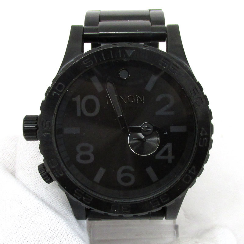 NIXON  RUBBER 51-30 ニクソン 時計 カラー：黒/クオーツ/アナログ 《腕時計/ウォッチ》【山城店】