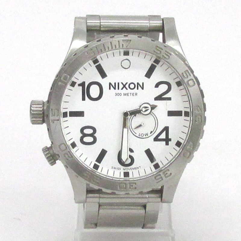 NIXON ニクソン 51-30 腕時計/品番：AO57-100/カラー：シルバー×ホワイト/アナログ/クオーツ《腕時計/ウォッチ》【山城店】