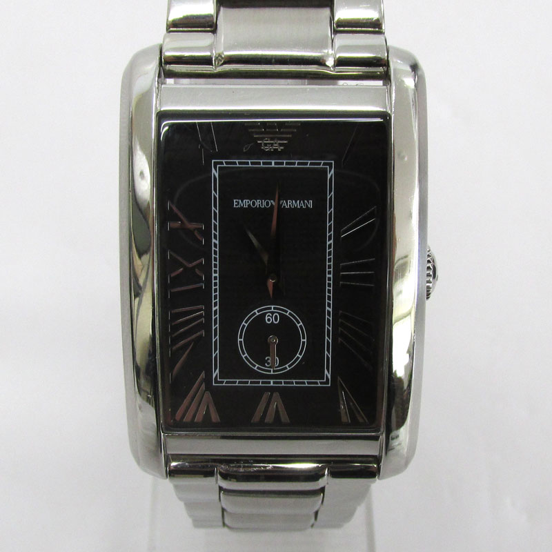 EMPORIO ARMANI エンポリオアルマーニ 時計 品番：AR-1068/カラー：シルバー/クロノグラフ《腕時計/ウォッチ》【山城店】