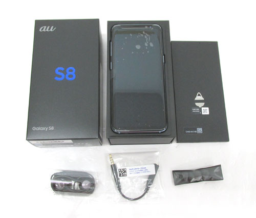 au SAMSUNG Galaxy S8 SCV36 コーラルブルー【山城店】