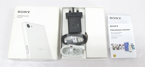 SIMフリー SONY Xperia Z5 Compact E5823 ホワイト（グローバル版）【山城店】