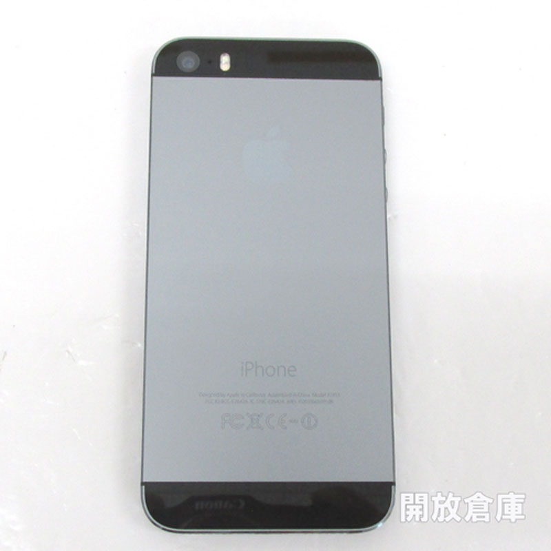 au Apple iPhone5S 32GB NE335J/A スペースグレイ【山城店】