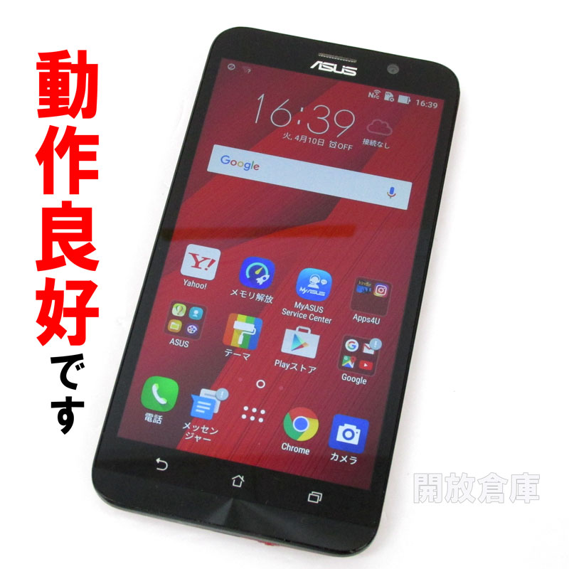 SIMフリー ASUS ZenFone2 32GB ZE551ML-RD32 RAM：2GB レッド【山城店】