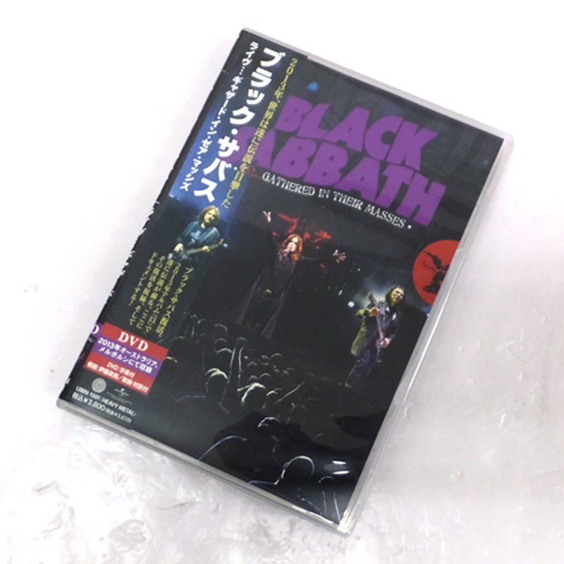 《帯付き》ライヴ…ギャザード・イン・ゼア・マッシズ/BLACK SABBATH ブラック・サバス/洋楽DVD【山城店】