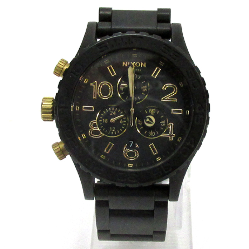 NIXON ニクソン MINIMIZE 腕時計/品番：A037-1041（42-20）/カラー：ブラック/クロノグラフ《腕時計/ウォッチ》【山城店】