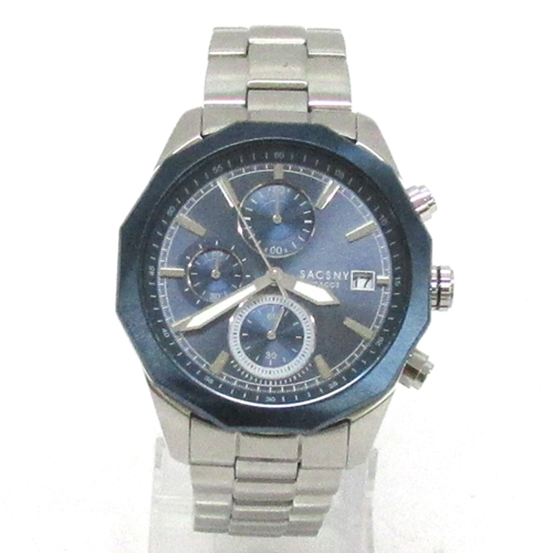 SACSNY Y’SACCS サクスニー・イザック 腕時計/品番：SY-15103/カラー：ブルー系/ステンレス《腕時計/ウォッチ》【山城店】