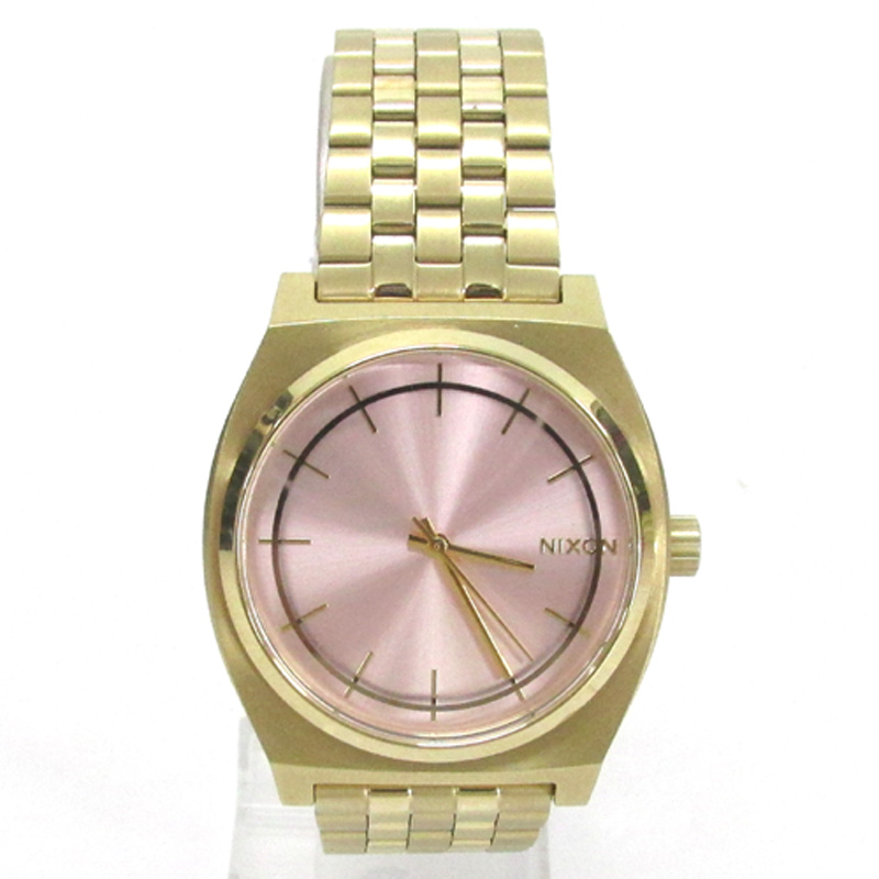 NIXON ニクソン TIME TELLER タイムテラー 腕時計/A0452360/ピンク×ピンクゴールド/クォーツ 《腕時計/ウォッチ》【山城店】