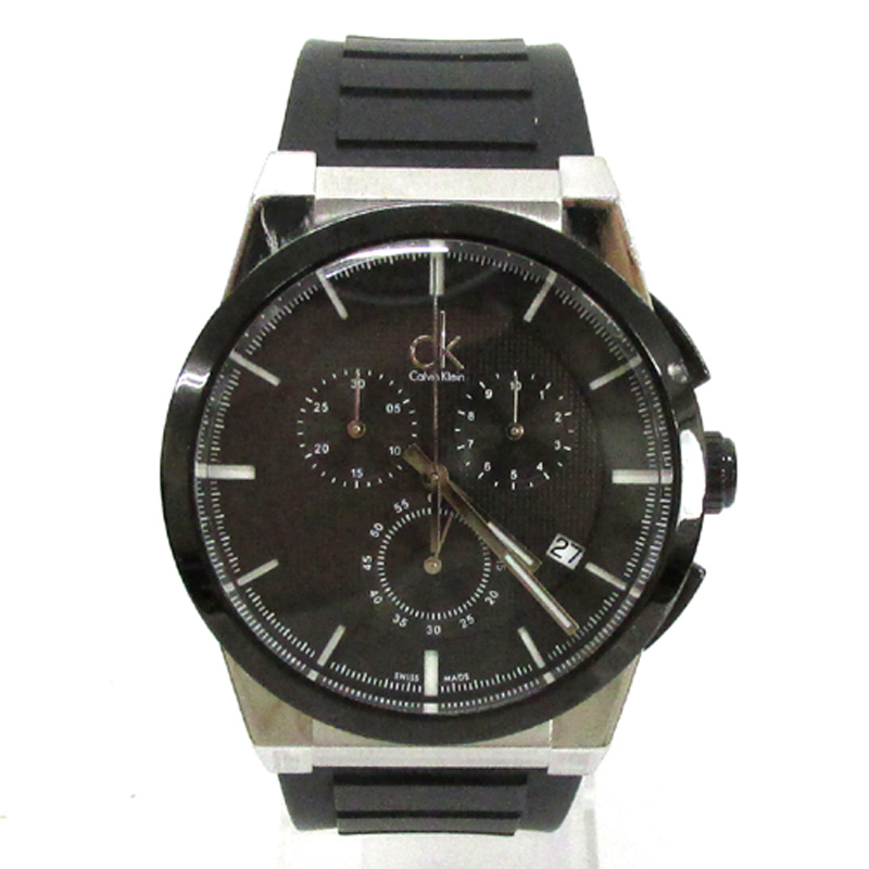 Calvin Klein カルバンクライン ダートクロノグラフ 腕時計/品番：K2S37C/カラー：ブラック/クォーツ《腕時計/ウォッチ》【山城店】