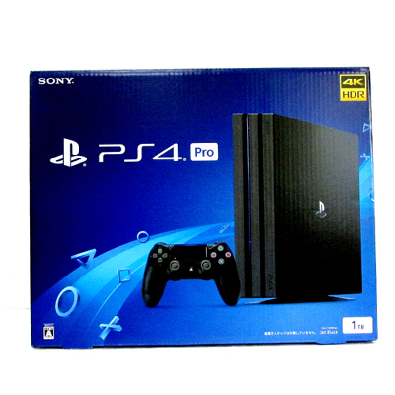 PlayStation 4 Pro ジェット・ブラック 1TB (CUH-7100B)【山城店】