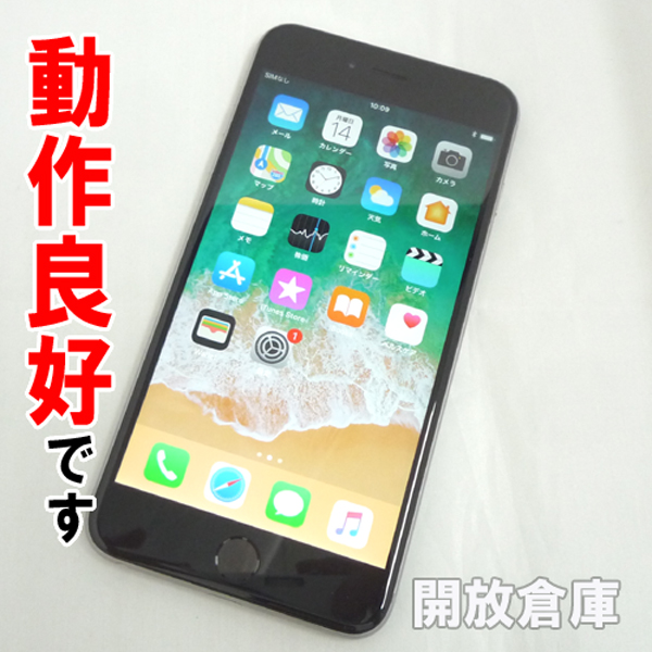 動作良好 docomo Apple iPhone6 Plus 64GB MGAH2J/A スペースグレイ【山城店】