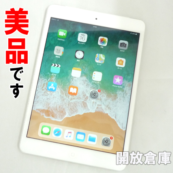 美品です au版 iPad mini Retinaディスプレイ Wi-Fi+Cellular 16GB シルバー ME814J/A 【山城店】