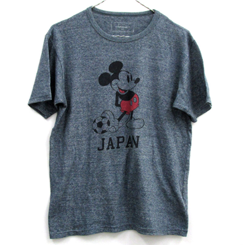 SOPHNET ソフネット MICKY JAPAN TEE ミッキー 半袖 Tシャツ サイズ：M/カラー：ネイビー・ブルー 系/14SS/ストリート【山城店】