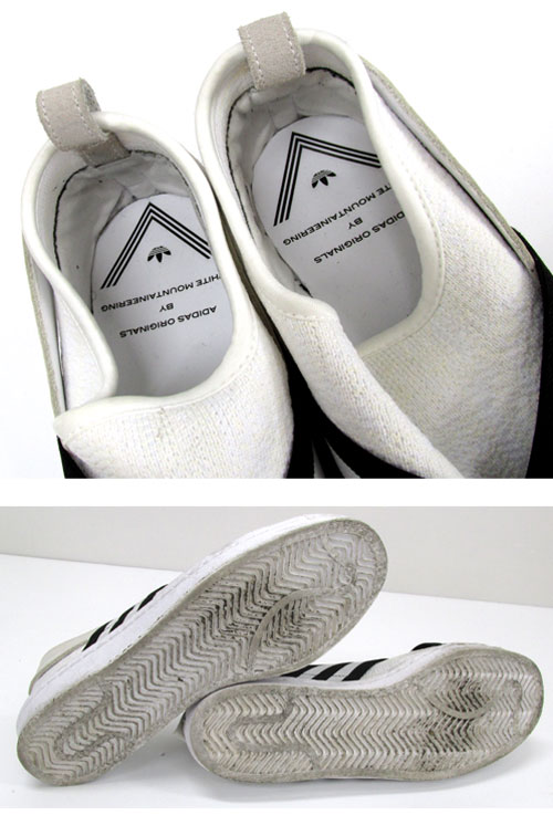 adidas originals × White Mountaineering WM SUPER STAR SLIP ON スーパースター/28cm/ホワイト/スニーカー/靴 シューズ【山城店】