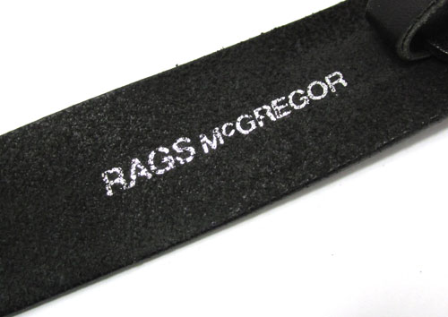 Rags McGREGOR(ラグスマックレガー) ベルト/カラー：ブラック×シルバー/メンズ【山城店】