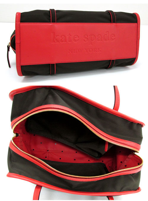 Kate Spade ケイトスペード ショルダーバッグ カラー：ブラウン×レッド/バッグ 鞄【山城店】